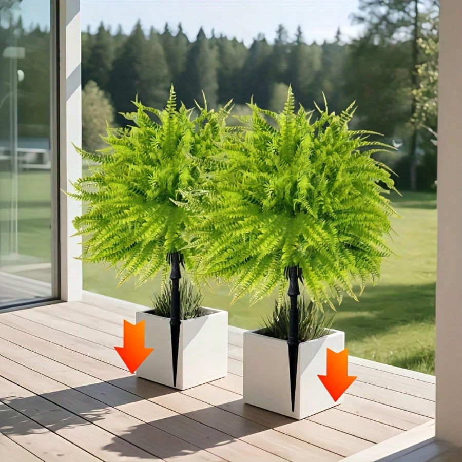2pcs - 44cm Fern Ground Insert - огляд і ціна Dracaena Marginata